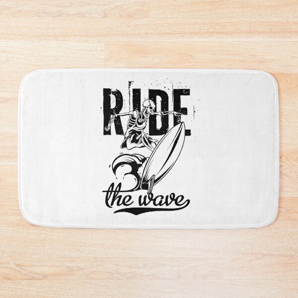 Item preview, Skeleton Surf Surfing T-Shirt designed and sold by HappyBright.