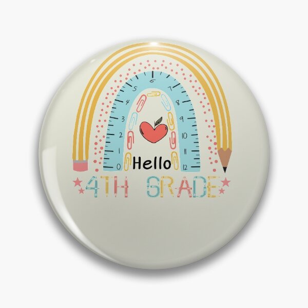 Item preview, Hello 4th grade designed and sold by picasart2021.