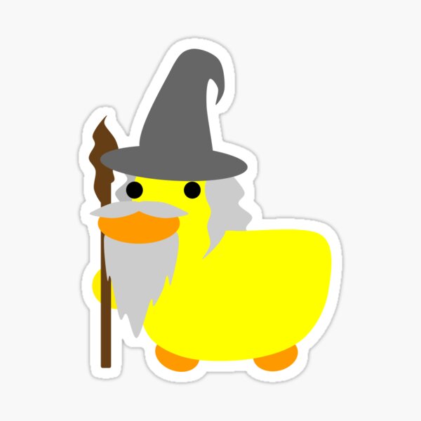 Item preview, Grey Duck Wizard :) designed and sold by MrHoobly.