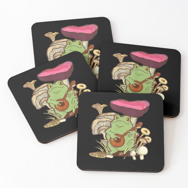 Item preview, Frog Playing Banjo On Mushroom designed and sold by tolivia.