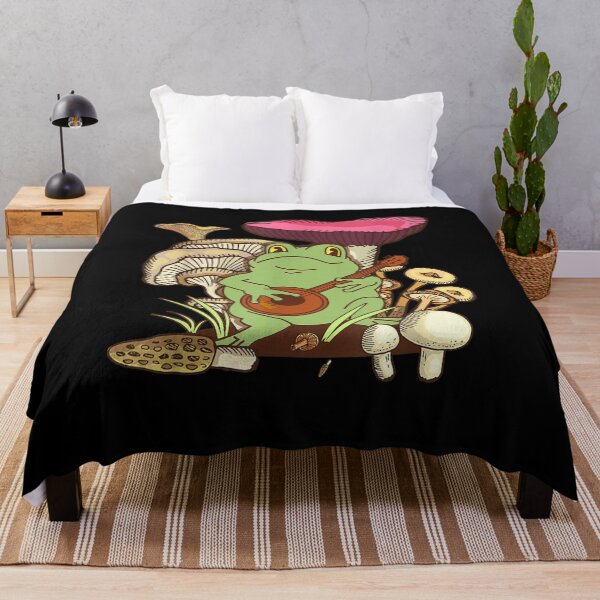 Item preview, Frog Playing Banjo On Mushroom designed and sold by tolivia.