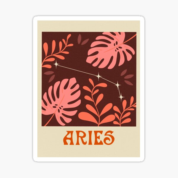 Item preview, Abstract Aries Zodiac  designed and sold by mossandmoon.