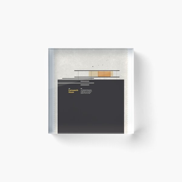 Item preview, Farnsworth Modern House designed and sold by SurfolioPrints.