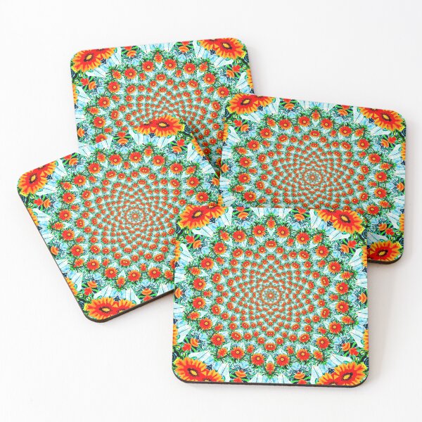Item preview, Orange Flower Pattern designed and sold by Geoff Treagus.