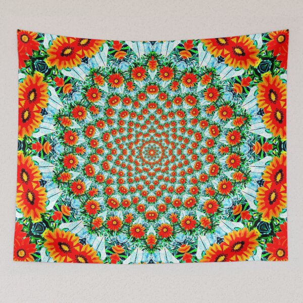 Item preview, Orange Flower Pattern designed and sold by Geoff Treagus.