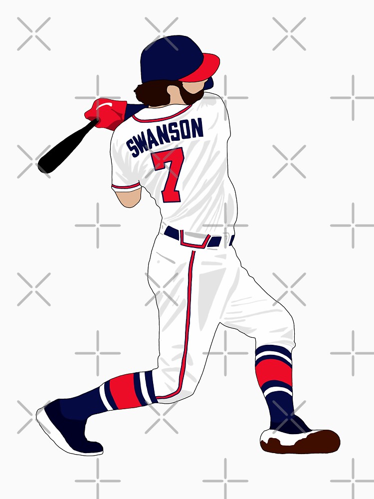 Dansby Swanson Baseball Essential T-Shirt | Redbubble