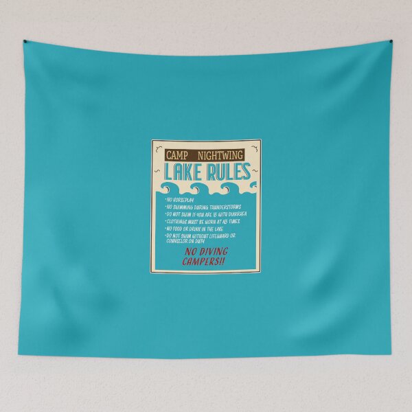 Item preview, Camp Nightwing Lake Rules: Fear Street 1978 designed and sold by Changjaaxo.