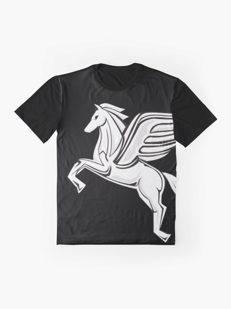 Alternate view of Chasing Pegasus Image (original) Graphic T-Shirt