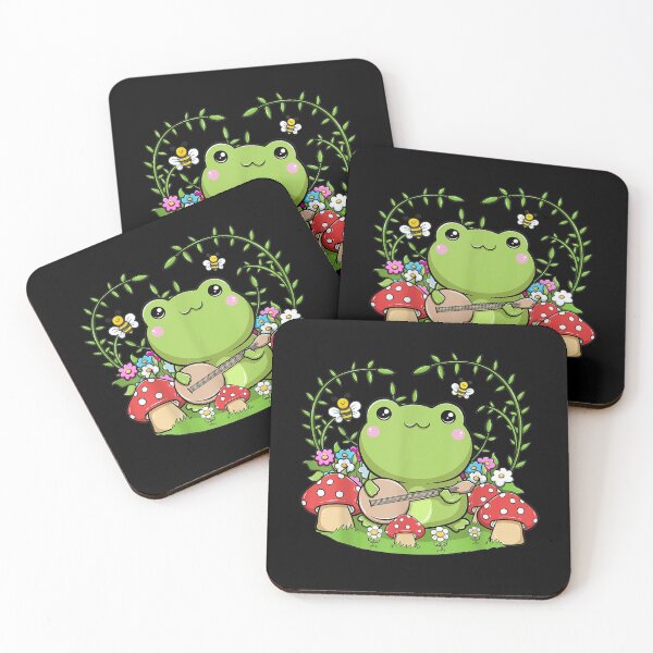 Item preview, Frog Playing A Banjo With Bee And Mushrooms designed and sold by patsa4.