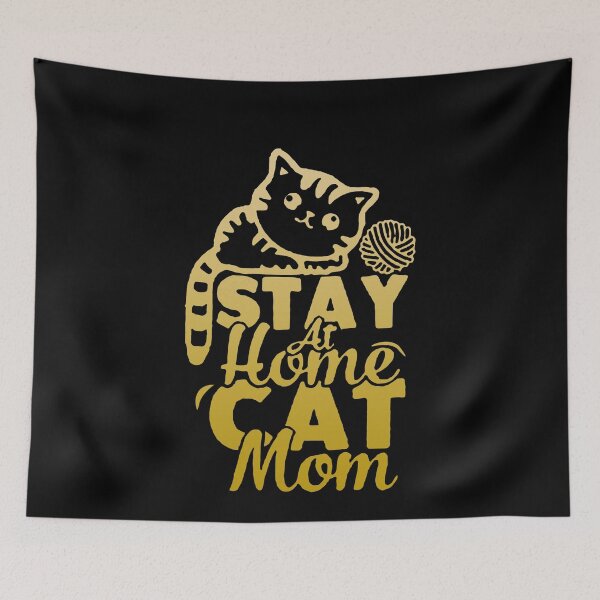 Artikelvorschau, Stay At Home Cat Mom entworfen und verkauft von clickmostro.