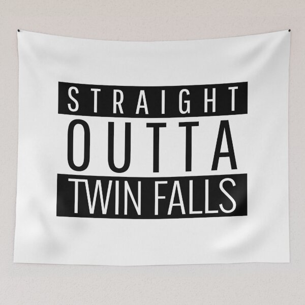 Item preview, Straight Outta Twin Falls Idaho  designed and sold by Teelogic.