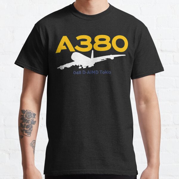 Airbus A380 048 D-AIMD (White) Classic T-Shirt