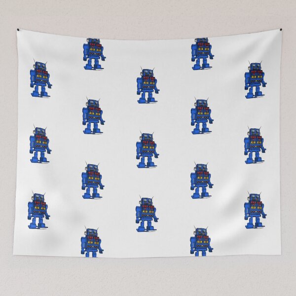 Item preview, Blu Bot White designed and sold by LawrenceA.