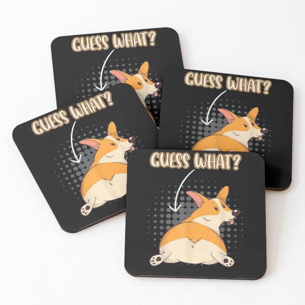 Item preview, Guess What Corgi Butt And Intelligent Dogs designed and sold by patsa4.