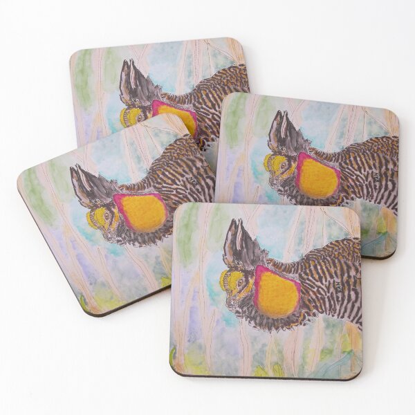 Item preview, The Greater Prairie Chicken Watercolor designed and sold by TurnipWilson.