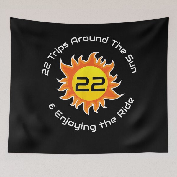 Item preview, 22 Trips Around The Sun 22nd Birthday  designed and sold by FidelmaShop.