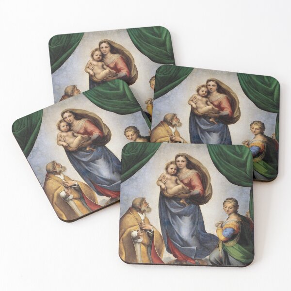 Item preview, The Sistine Madonna designed and sold by Thewolfmaiden.