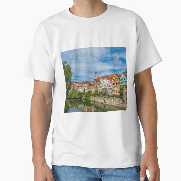 Tübingen - Ansichtskarte Ansicht von der Neckarbrücke Classic T-Shirt