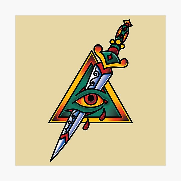 Fotodrucke Auge Tattoo Redbubble