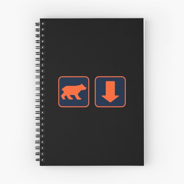 Item preview, Orange Bear And Arrow Pointing Down designed and sold by frischmanjose.