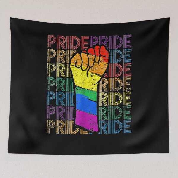 Item preview, Pride Rainbow Hand Fist Lgbtq Gay Lesbian Awareness designed and sold by patsa4.