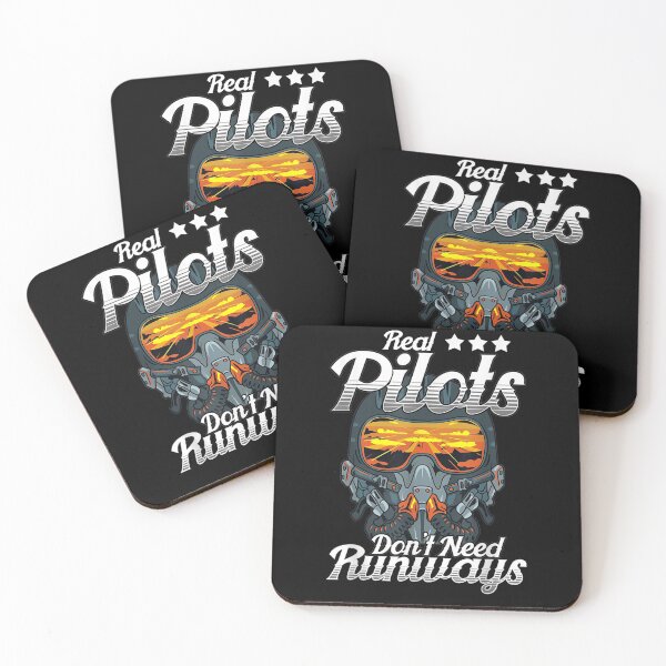 Item preview, Real Pilots Don't Need Runways Licensed Helicopter Pun designed and sold by tolivia.