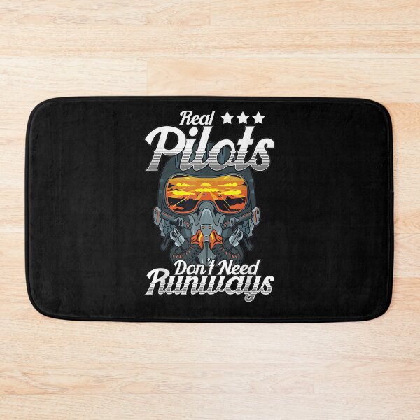 Item preview, Real Pilots Don't Need Runways Licensed Helicopter Pun designed and sold by tolivia.