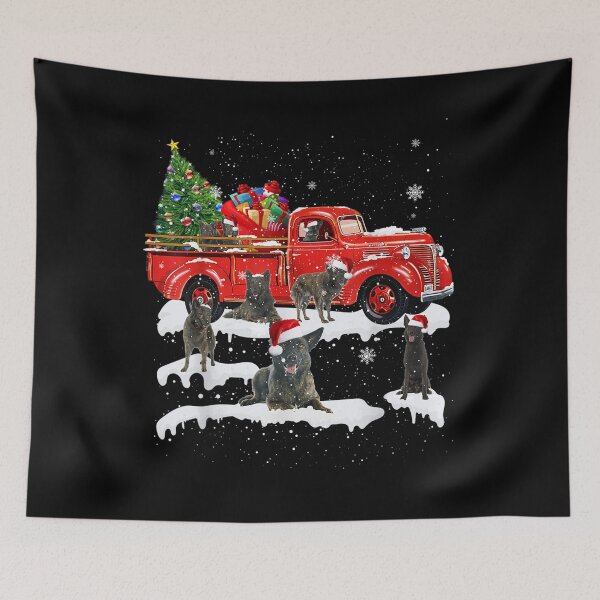 Item preview, Dutch Shepherd Red Truck Merry Christmas X Mas Ugly designed and sold by patsa4.