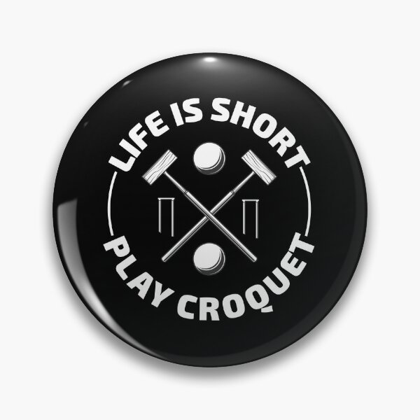 Item preview, Croquet Croqueters Indoor Outdoor Players Funny designed and sold by CuteDesigns1.