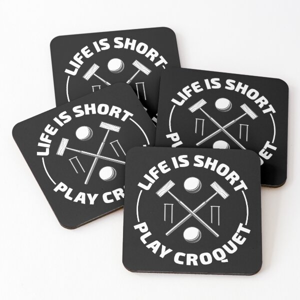 Item preview, Croquet Croqueters Indoor Outdoor Players Funny designed and sold by CuteDesigns1.