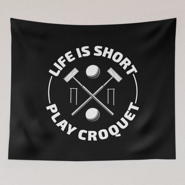 Item preview, Croquet Croqueters Indoor Outdoor Players Funny designed and sold by CuteDesigns1.