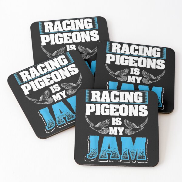 Item preview, Pigeon Design Racing Pigeons Is My Jam designed and sold by patsa4.