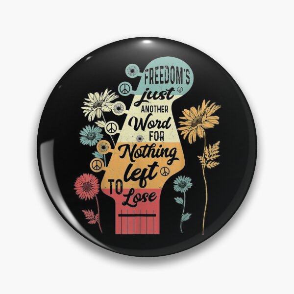 Item preview, Freedom's Just Another Word For Nothing Left To Lose Hippie,  designed and sold by GerdaShop.