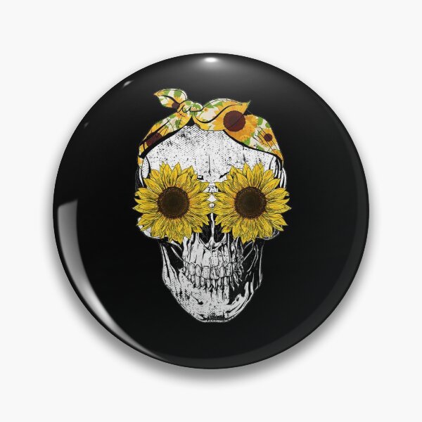 Item preview, Skull Sunflower Skeleton Ana Sunflower Skull designed and sold by robinxam.