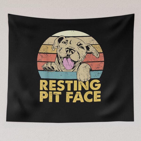Item preview, Resting Pit Face Pitbull Pibble Pittie Pit Bull Terrier designed and sold by tolivia.