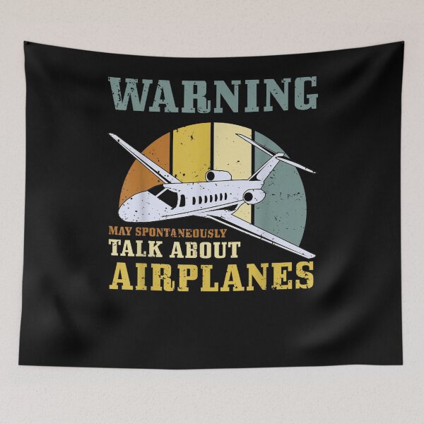 Item preview, Warning Talk About Airplanes Design Aviation Gift Mechanic designed and sold by tolivia.