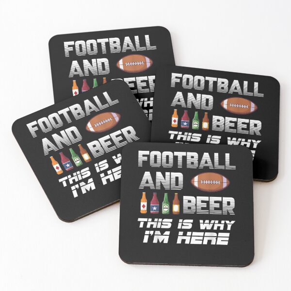 Item preview, American Football and Beer - This is why I'm here  designed and sold by GodivaShop.