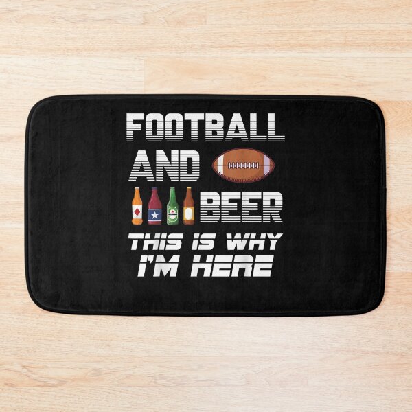Item preview, American Football and Beer - This is why I'm here  designed and sold by GodivaShop.