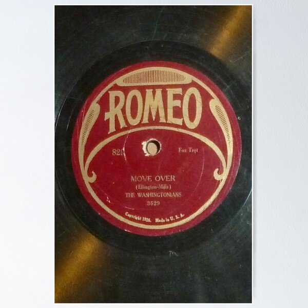 Item preview,  Washingtonians Move Over on Romeo 829 78 RPM Duke Ellington 1926 designed and sold by Vintaged.