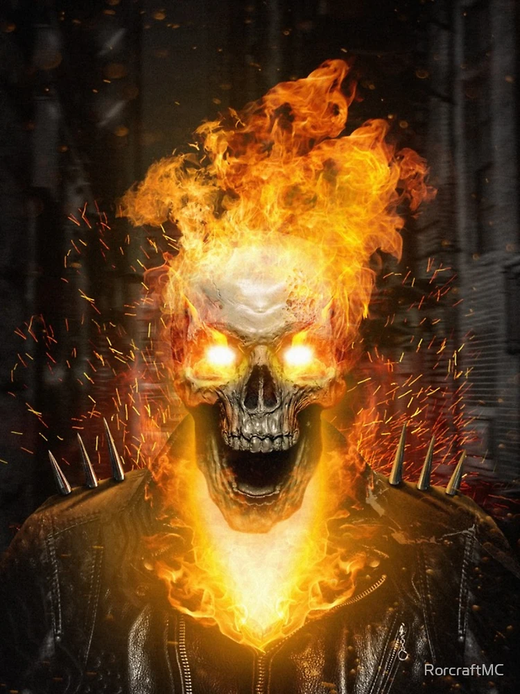 Thumbnail 4 of 4, iPhone Case, Ghost Rider designed and sold by RorcraftMC.