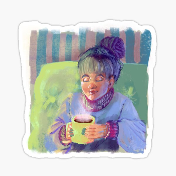 Cozy Coffee Sticker