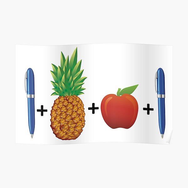 Pen Pineapple Apple Pen PPAP S Poster