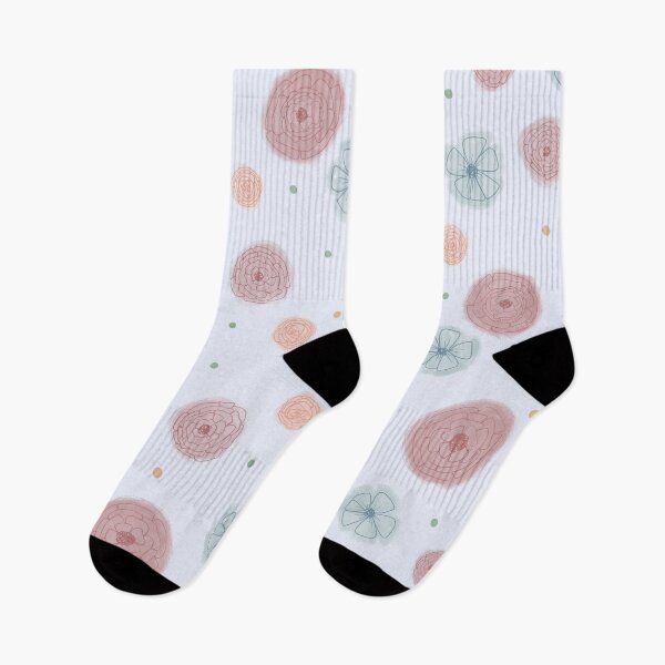 Aperçu de l'œuvre Motif de fleurs dessinés à la main créée et vendue par ournaturalnest.
