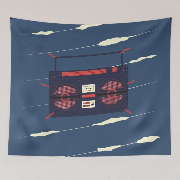Item preview, Boombox in the clouds designed and sold by SKV05.