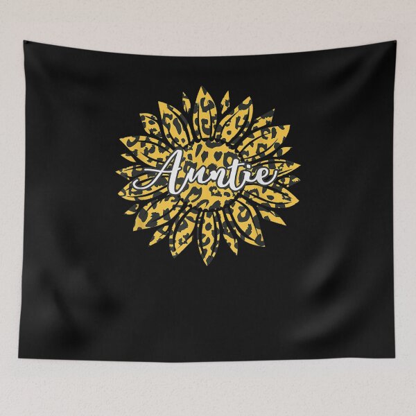 Item preview, Auntie Aunt Sunflower Leopard Design Summer Flower designed and sold by robinxam.