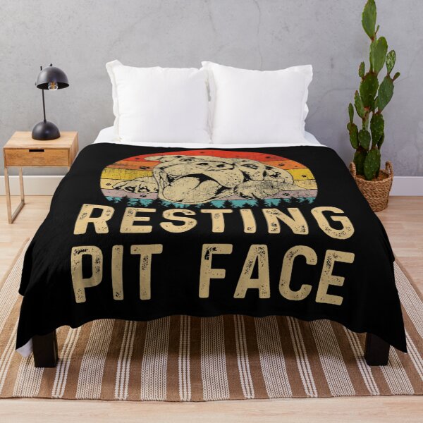 Item preview, Vintage Pitbull Resting Pit Face Pitbull designed and sold by tolivia.