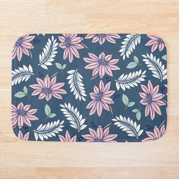 Item preview, Pink and Blue Floral Pattern designed and sold by SPF14.