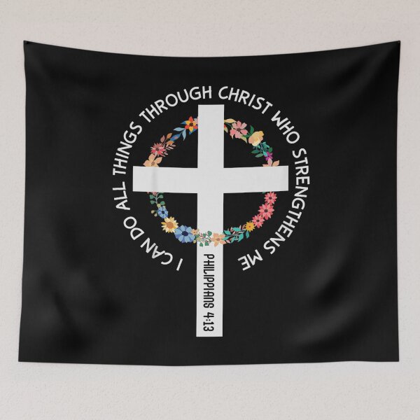 Item preview, I can do all things through christ who streng thens me  designed and sold by DaiShop.