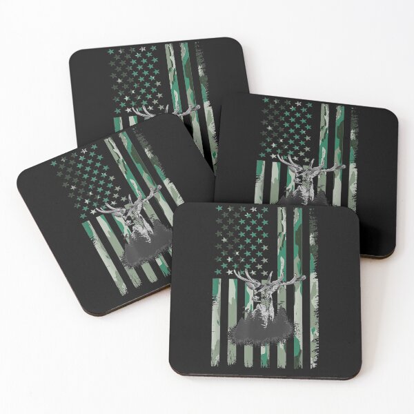 Artikelvorschau, Whitetail Buck Deer Hunting American Us Flag Camouflage entworfen und verkauft von tolivia.