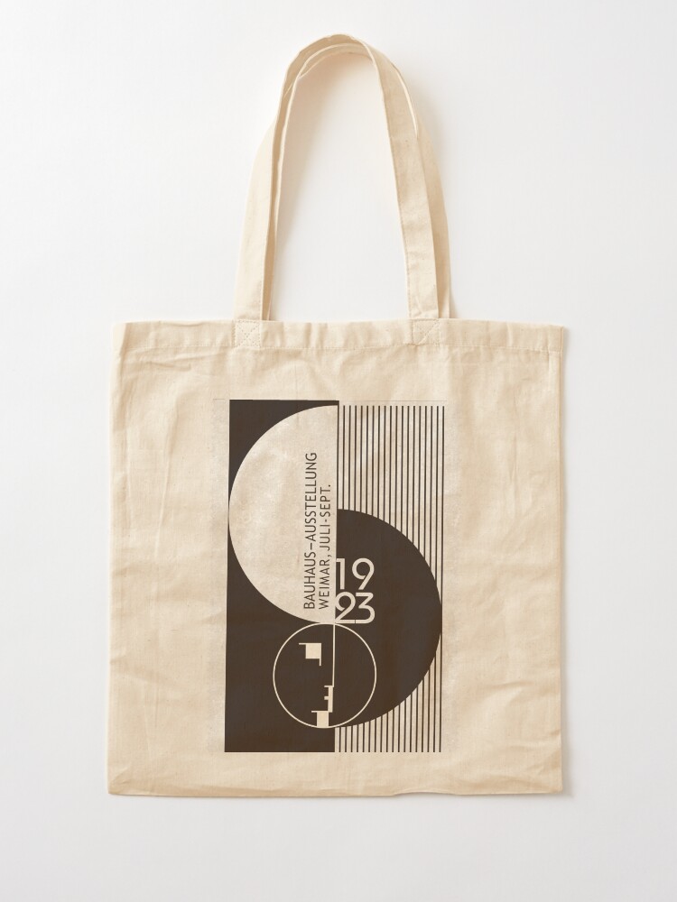 Thumbnail 2 of 5, Tote Bag, Bauhaus Exhibition Art designed and sold by SurfolioPrints.